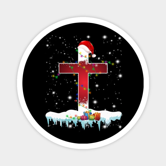 The Cross Christmas Day Costume Gift Magnet by Ohooha